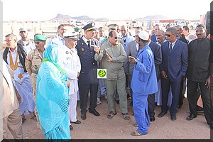 Le Président de la République s'enquiert des travaux de la station d'eau de Bir-Moghrein 