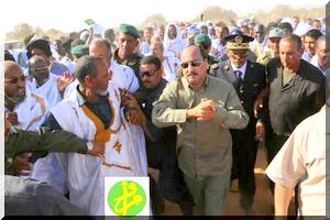Le Président de la République donne le coup d'envoi de la grande campagne de d'assainissement de Nouakchott 