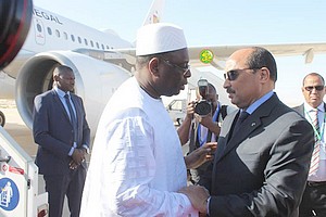 Le président sénégalais entame une visite en Mauritanie