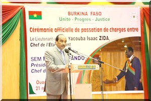 Burkina Faso : Le Président de la République invite la communauté internationale à soutenir le Conseil National de la Transition dans l'accomplissement de sa mission
