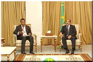 Le Président de la République reçoit le nouveau bureau du regroupelent de la presse privée 