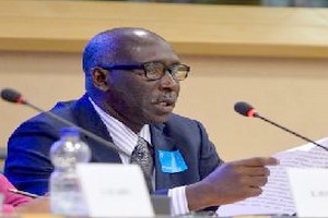 Communication du représentant d'IRA-Mauritanie Hamdi Ahmed au Parlement Européen