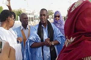 Biram Ould Abeidi rend visite aux sénateurs en sit-in (photos)