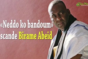 Vidéo. «Neddo ko bandoum» scande Birame Abeid
