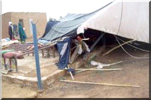 Guidimakha/ Des blessés et des sans abris  dans la  commune de Hassi Cheggar [PhotoReportage]