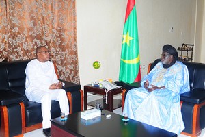 Le vice-président de l’assemblée nationale s’entretint avec le chef du bureau de l’ONU pour l’Afrique de l’Ouest et le Sahel