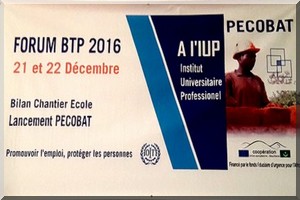 Note de Presse : Lancement du projet PECOBAT, un nouveau projet pour améliorer l’employabilité des jeunes
