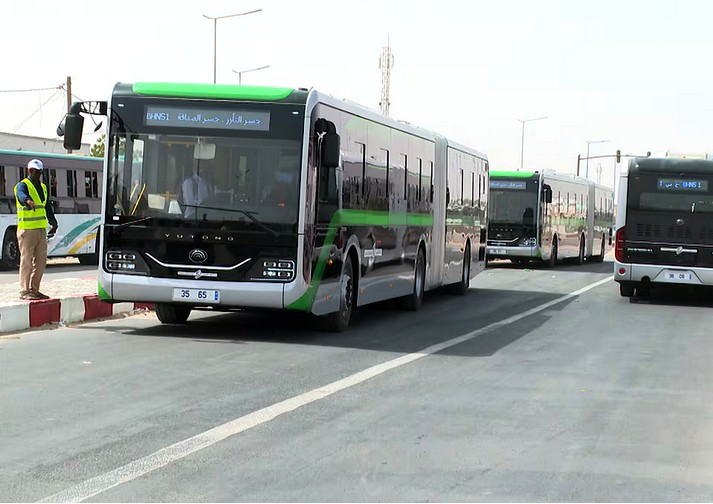 Vidéo. Nouakchott. Climatisés, rapides, confortables: bienvenue à bord des bus à haut niveau de service [PhotoReportage]