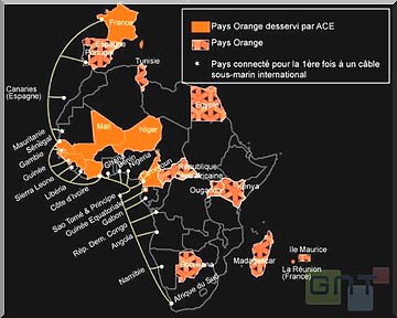 Afrique de l'Ouest et haut débit : câble en construction