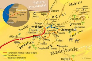 Le wali de l’Adrar visite le village de Tinimit (Aoujeft) éprouvé par les inondations