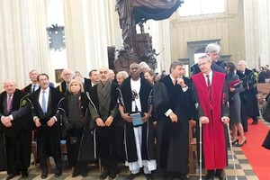 Discours du président du Conseil des étudiants Robbe Van Hoof, promoteur docteur honoris causa 