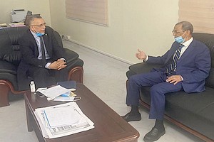 Les présidents de la CNDH et de la CENI discutent de l’enrôlement des mauritaniens de l’étranger