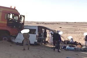 Le chauffeur du camion à l’origine de l’accident avec un bus de transport sur la route de Nouadhibou devant la justice