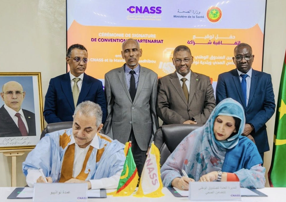 Nouadhibou : CNASS - Cérémonie de signature de convention de partenariat - Communiqué de presse
