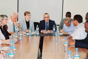   Le président de la CNDH se réunit avec une délégation du Bundestag et des segments de la société civile