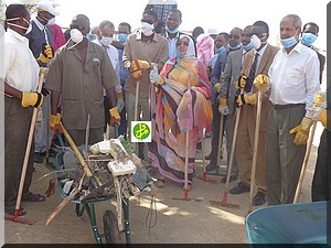 La CNDH se mobilise pour l'assainissement de la ville de Nouakchott [PhotoReportage]
