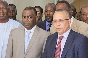 Biram Dah ABEID reçu au siège de la CNDH : L'intervention de son Président, Me Bouhoubeyni