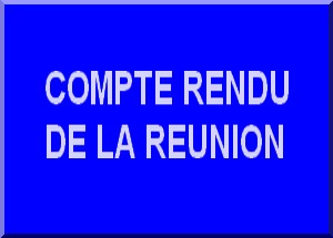 Compte rendu de l’Assemblée Générale Constitutive de la section REME de France. 