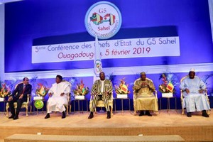 Clôture des travaux de la 5eme conférence ordinaire des Chefs d'Etat du G5 Sahel