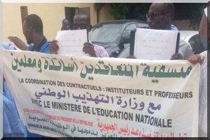 Le calvaire des enseignants contractuels en Mauritanie 