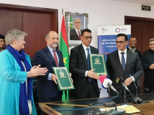 Signature d'une convention de financement entre la Mauritanie et l'AFD d'une valeur de 768 millions MRU