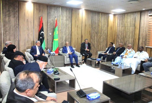 Le président de l’Assemblée nationale reçoit une délégation libyenne conduite par le président du Haut Conseil d’État