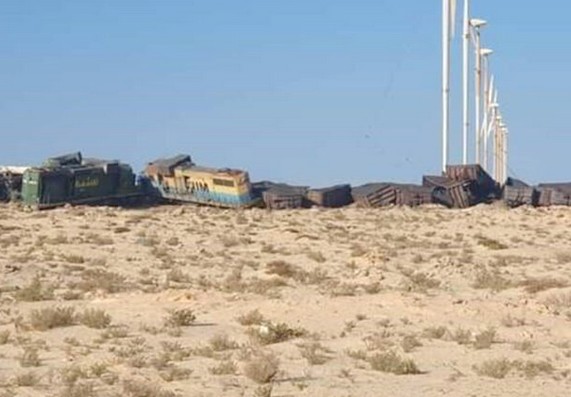 Déraillement d’un train de la SNIM