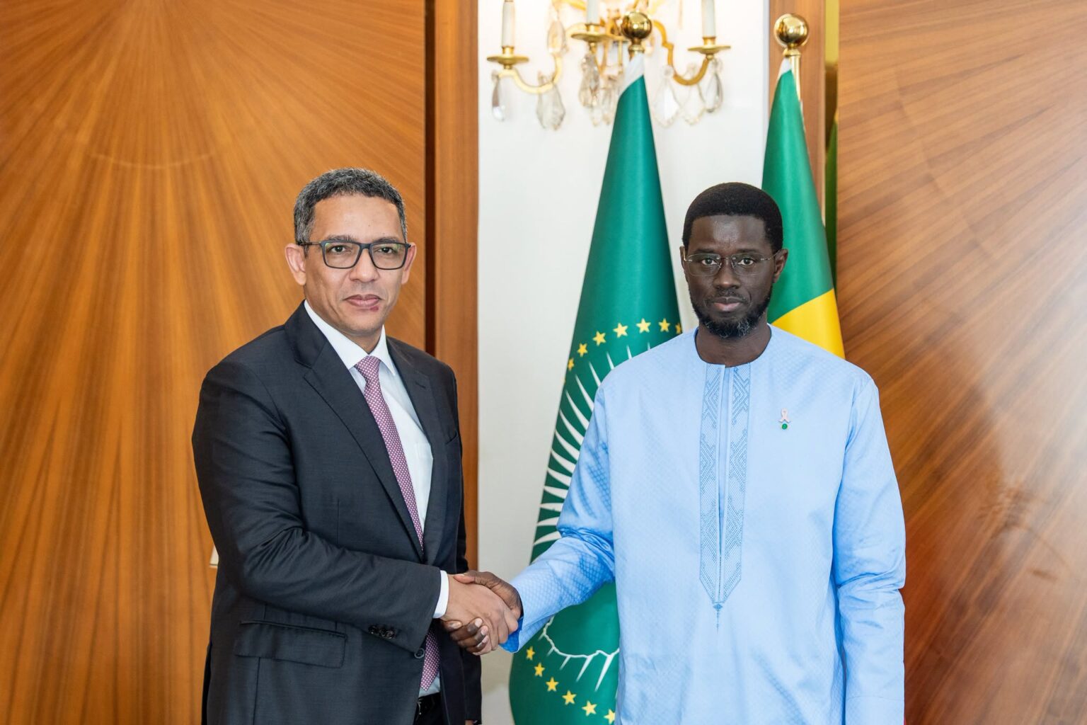 Sénégal-Mauritanie : le président Diomaye Faye reçoit le ministre mauritanien de l’Énergie