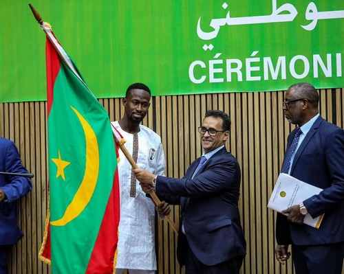 CAN 2024 : remise du drapeau et des parcelles aux Mourabitoune 