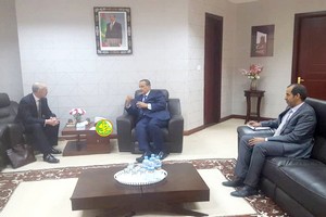 Ismaël Cheikh Ahmed reçoit les lettres de créance de l’ambassadeur de Grande Bretagne