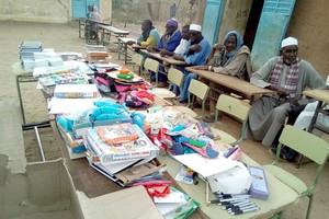 Important don de matériel scolaire aux écoliers de M’Botto