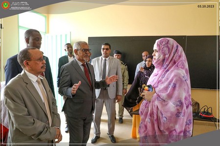  La ministre de l’Emploi visite des établissements d’enseignement professionnel à Nouakchott