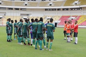 Dernier galop des Mourabitounes avant le match contre l’Angola