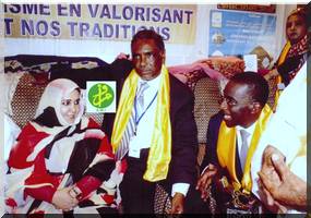 L'ONT aménage le stand de la Mauritanie au Salon International Fiera de Madrid. 
