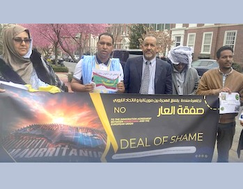 Etats-Unis: Manifestation des mauritaniens à Washington DC sur l’accord migratoire