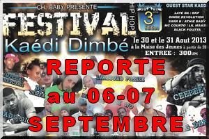 Report de la 3e édition du Festival hip hop de Kaédi suite au décès d’Ely Cheikh Ould Momma