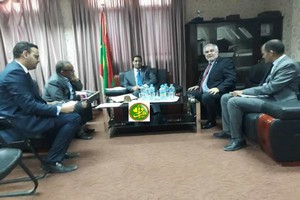 Crise bancaire : le ministre des finances reçoit le représentant de la Banque mondiale en Mauritanie