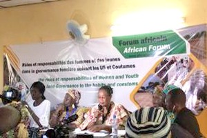 Mali-Forum sur la gouvernance foncière en Afrique : La CGLTE-OA plaide pour une implication des femmes, des jeunes et des autorités coutumières