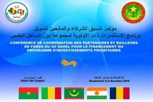 Ouverture à Nouakchott de la conférence des bailleurs de fonds du G5 Sahel 