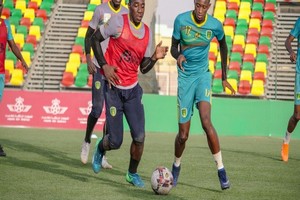 Les Mourabitounes en regroupement avant le match amical contre la Libye