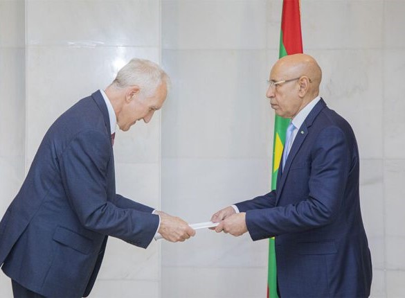 Le Président de la République reçoit les lettres de créance du nouvel Ambassadeur du Royaume-Uni