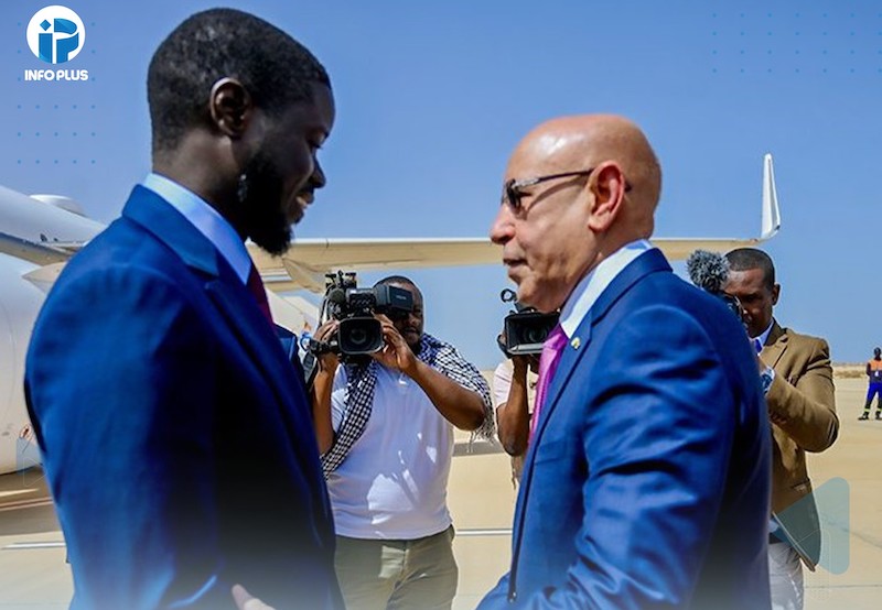 Visite de travail en Mauritanie : le Président Bassirou Diomaye Faye est arrivé à Nouakchott