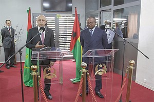 Visite de Ghazouani en Guinée-Bissau : 