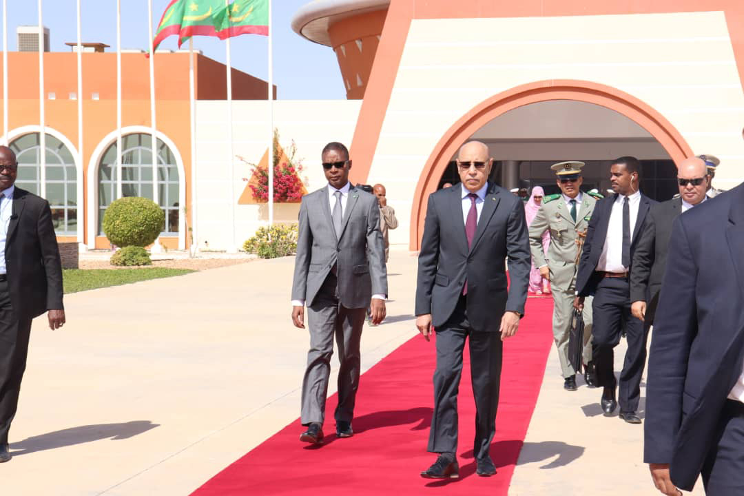 Le président Ghazouani au Niger qui accueille deux sommets des chefs d’Etat et de gouvernement de l’UA
