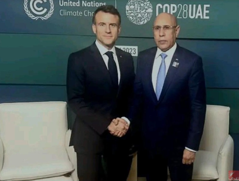 Ghazouani rencontre le président français