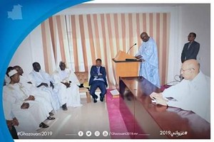 Plate Forme du Rassemblement des Peulh de Mauritanie remise au Candidat Ghazwani
