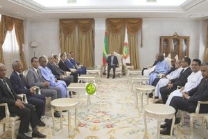 Le président Ghazouani reçoit un rapport sur l’impact du covid-19 sur le secteur privé