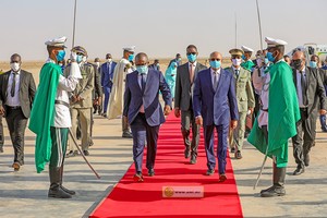Umaro Sissoco Embaló à Nouakchott pour une visite d’amitié de 3 jours en Mauritanie