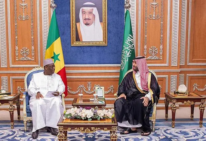 Entretiens entre le prince héritier saoudien et le président sénégalais