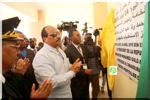  Le Président de la République inaugure le centre hospitalier de Kaédi 